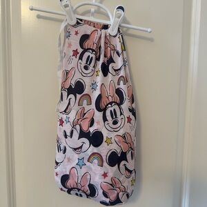 Little Sleepies Minnie Mouse twin fitted sheet and pillowcase